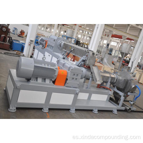 Cascade Four Flights PVC Co-kneader Compounding Line